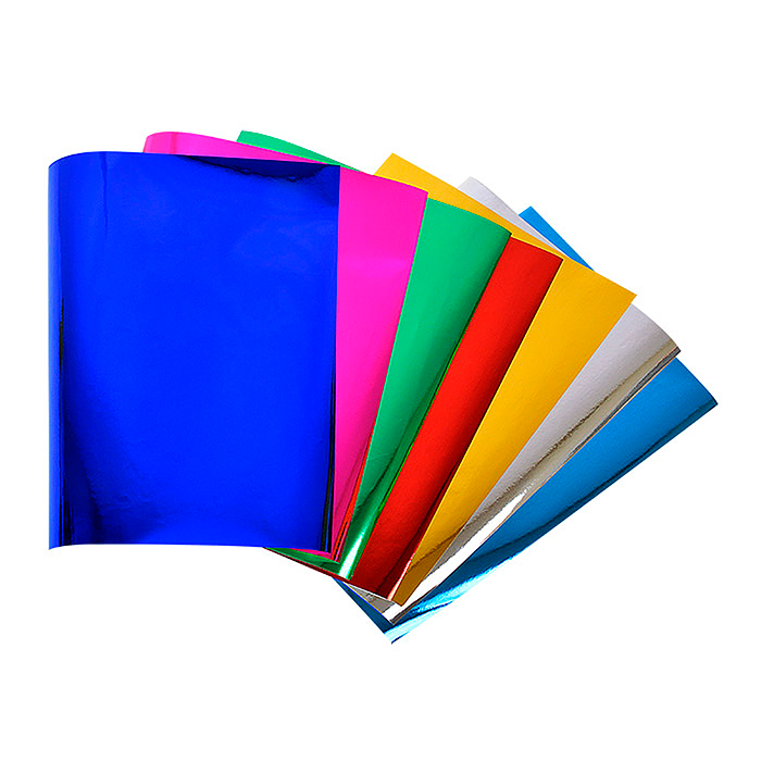 Фото к товару Бумага цветная ламинир. (металлик) 7 л. 7 цв. 100 г/м2 А4- (194х285 мм) в папке Бумага цветная ламинир. (металлик) 7 л. 7 цв. 100 г/м2 А4- (194х285 мм) в папке