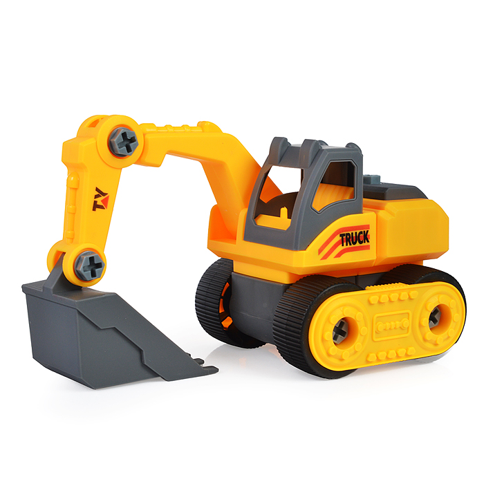 Фото к товару Конструктор 0591-1 "Гусеничный экскаватор" с отверткой, в коробке Конструктор 0591-1 "Гусеничный экскаватор" с отверткой, в коробке