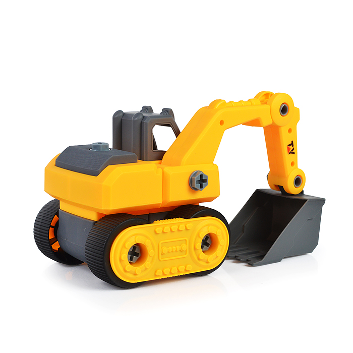 Фото к товару Конструктор 0591-1 "Гусеничный экскаватор" с отверткой, в коробке Конструктор 0591-1 "Гусеничный экскаватор" с отверткой, в коробке