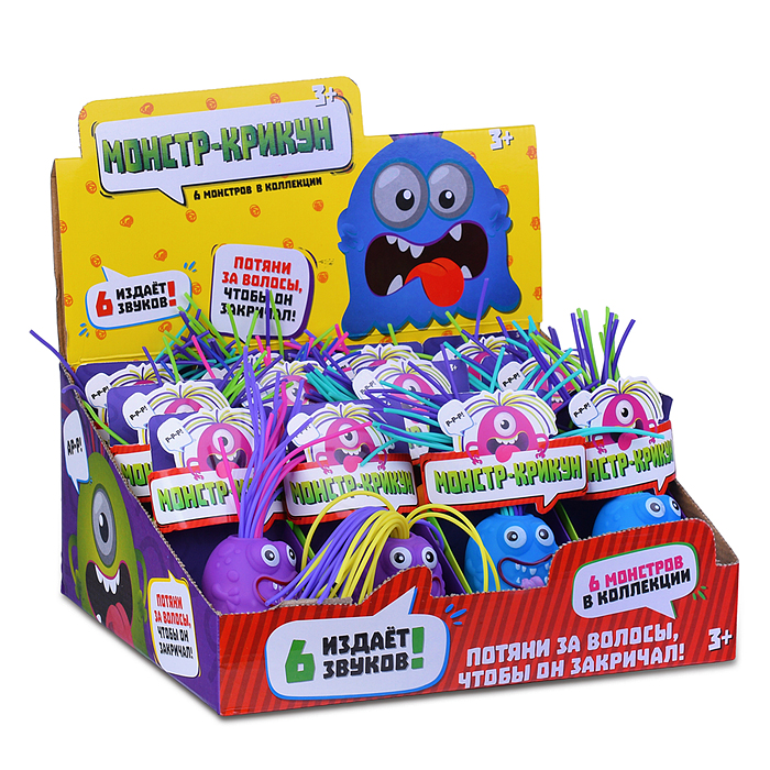 Фото к товару Игрушка - антистресс 00-3595 "Монстр-крикун" Игрушка - антистресс 00-3595 "Монстр-крикун"
