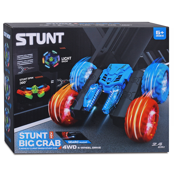 Машина JD155-11A "Трюкач" р/у, 27 MHz, в коробке