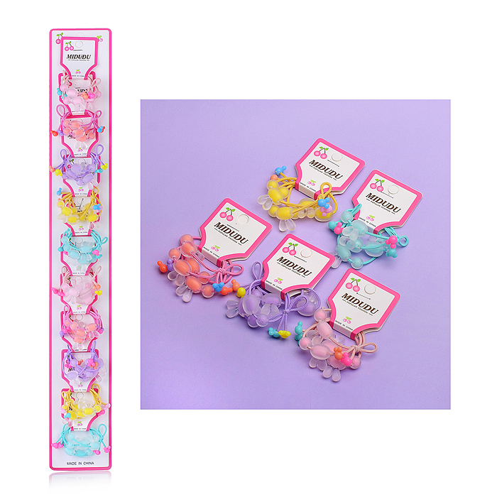 Набор резинок для волос 00-3881 "Зайчата" 20 предметов Набор резинок для волос 00-3881 "Зайчата" 20 предметов