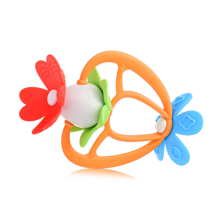 Фото к товару Погремушка-прорезыватель "Человечки" Погремушка-прорезыватель "Человечки"