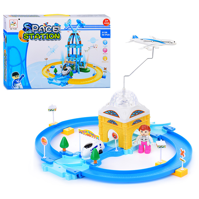 Трек 2139 "Аэропорт" синий, в коробке Трек 2139 "Аэропорт" синий, в коробке