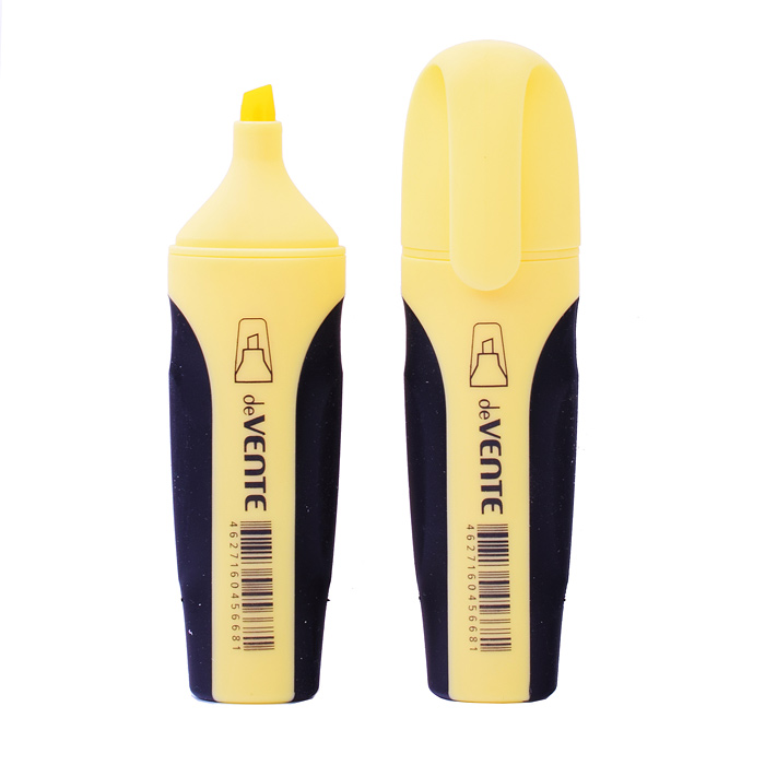 Фото к товару Маркер-выделитель "Pastel" плоский корпус с эргономичными каучуковыми вставками, скошенный Маркер-выделитель "Pastel" плоский корпус с эргономичными каучуковыми вставками, скошенный