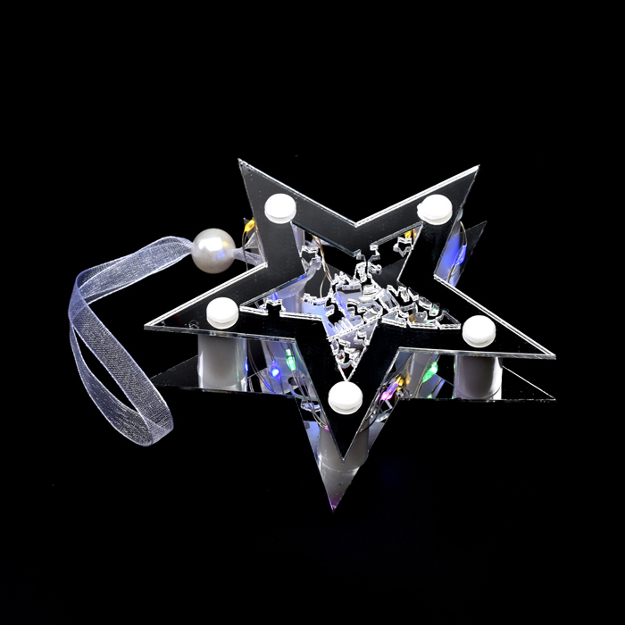 Фото к товару Звезда светящаяся S1809 10*10см, синий Звезда светящаяся S1809 10*10см, синий