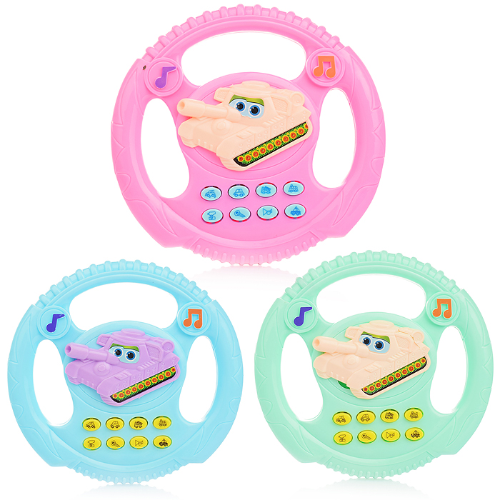 Руль 3280C-P "Танк" музыкальный, в пакете Руль 3280C-P "Танк" музыкальный, в пакете