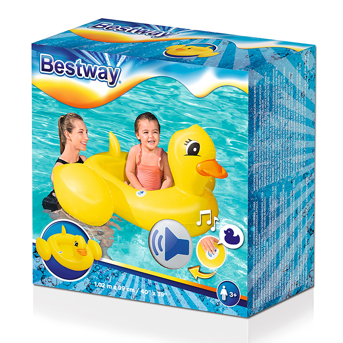 Фото к товару Лодочка надувная «Утенок», 102 х 99 см, 34151 Bestway Лодочка надувная «Утенок», 102 х 99 см, 34151 Bestway