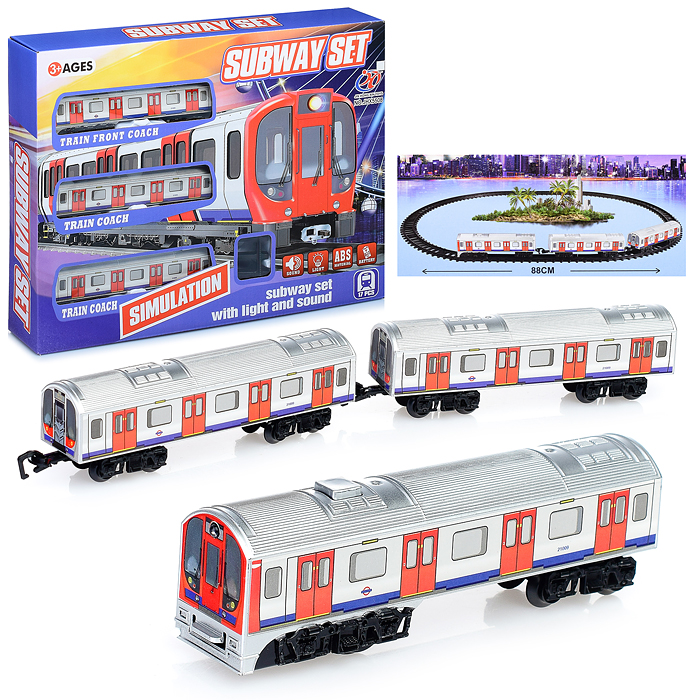 Железная дорога JHX5508 "Метро" в коробке