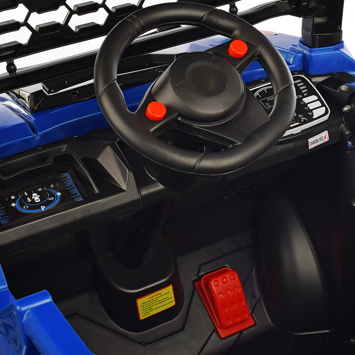 Электромобиль U023465Y "Багги турбо" с р/у управлением, четырехколесный, двухместный