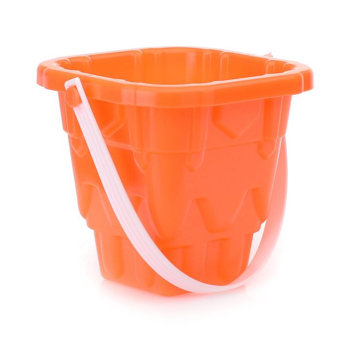 Фото к товару Песочный набор "Морской замок" (2 формочки, совок, ведро) Песочный набор "Морской замок" (2 формочки, совок, ведро)