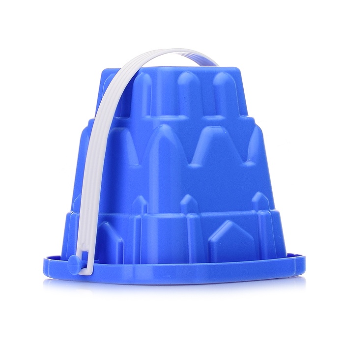 Фото к товару Песочный набор "Морской замок" (2 формочки, совок, ведро) Песочный набор "Морской замок" (2 формочки, совок, ведро)