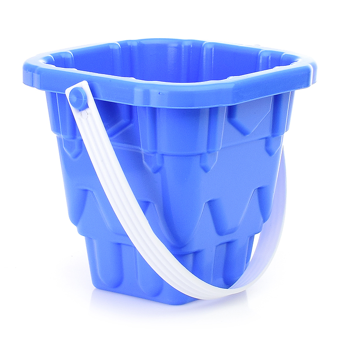 Фото к товару Песочный набор "Морской замок" (2 формочки, совок, ведро) Песочный набор "Морской замок" (2 формочки, совок, ведро)