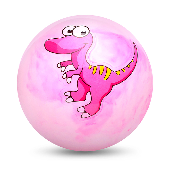 Мяч надувной PVC 00-3955 "Дракончик" 22,5 см., 60 гр. (цвет микс)