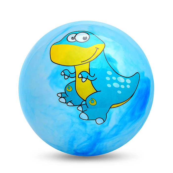 Мяч надувной PVC 00-3955 "Дракончик" 22,5 см., 60 гр. (цвет микс)