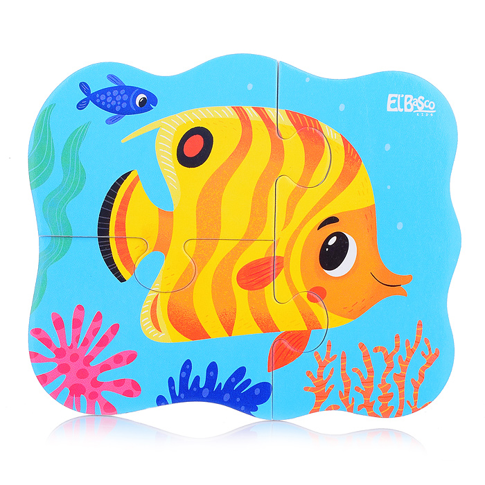 Магнитный пазл "Подводные жители"