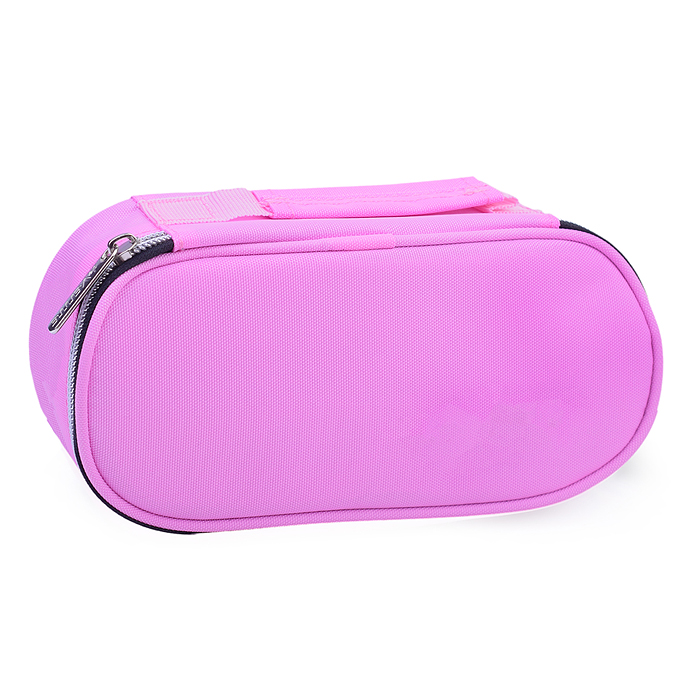 Пенал "Private" 21x10x6 см, овальный для 60 предметов, с внутренним органайзером-тройной ст