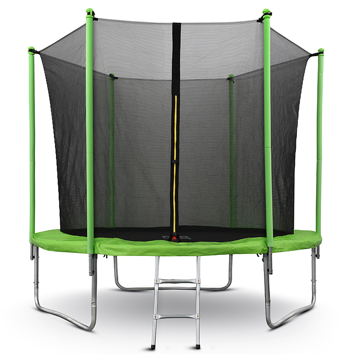 Батут ROCKET, d=244, внутренняя сетка высотой 153 см., общая высота 220 см.