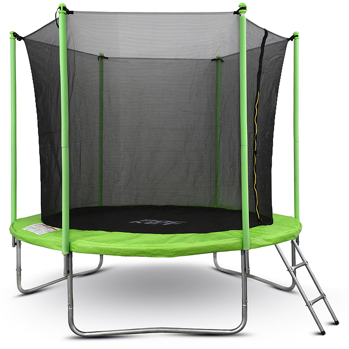 Батут ROCKET, d=244, внутренняя сетка высотой 153 см., общая высота 220 см.