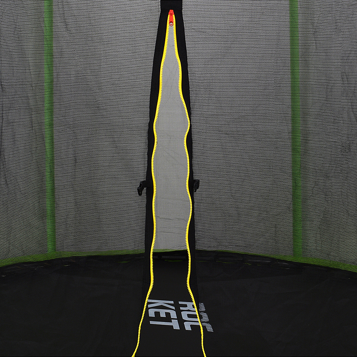 Батут ROCKET, d=244, внутренняя сетка высотой 153 см., общая высота 220 см.