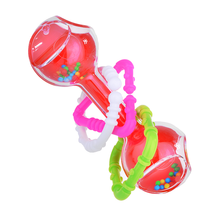 Погремушка "Гантелька" прозрачная Погремушка "Гантелька" прозрачная