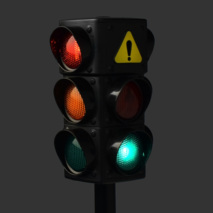 Фото к товару Светофор UT0077 большой напольный, в коробке Светофор UT0077 большой напольный, в коробке