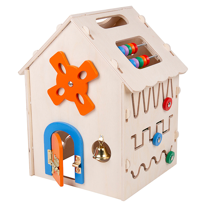 Фото к товару Бизиборд "Музыкальный домик" Бизиборд "Музыкальный домик"