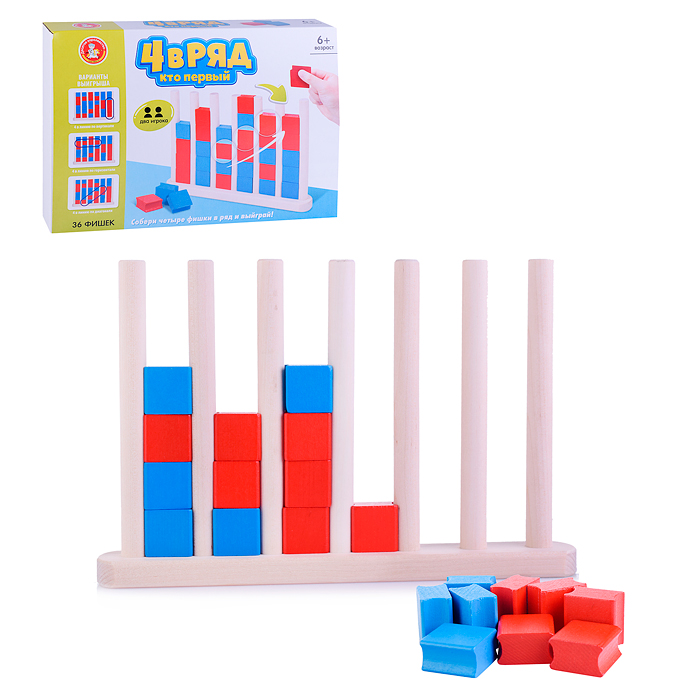 Настольная игра Четыре в ряд "Кто первый" Настольная игра Четыре в ряд "Кто первый"