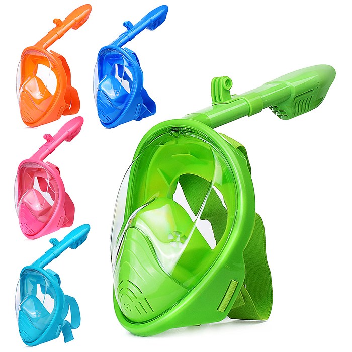 Маска для плавания 00-4084 и снорклинга, цвет Микс Маска для плавания 00-4084 и снорклинга, цвет Микс