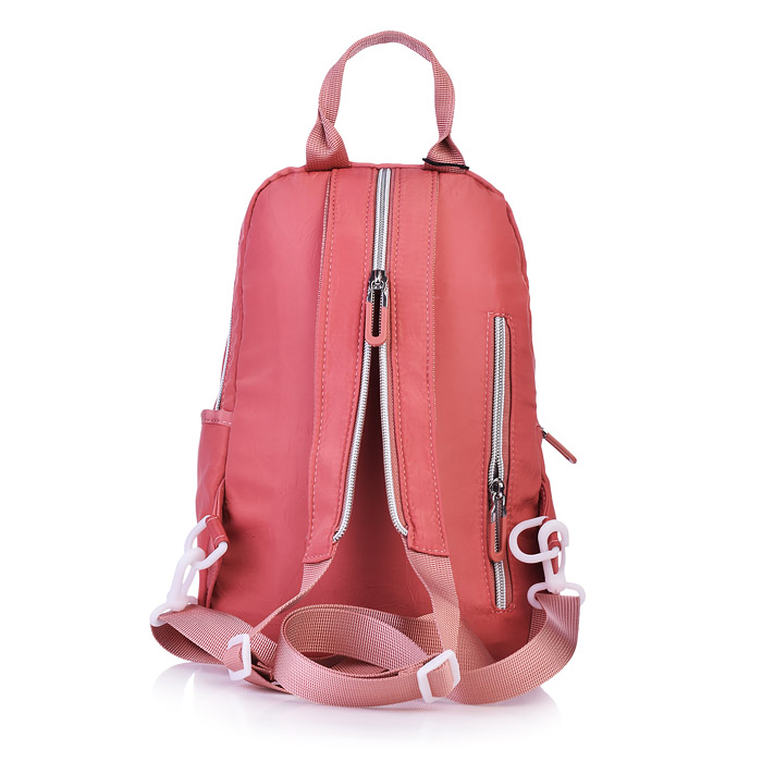 Рюкзак городской женский, 3 отделения на молнии, 2 боковых кармана, 1 на спине, 31x20x14