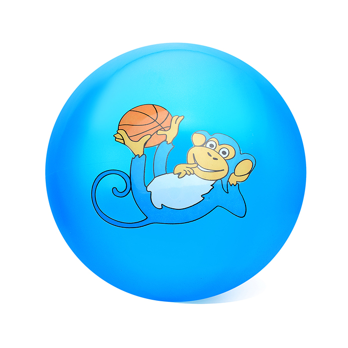 Мяч надувной PVC 00-3990 "Веселые животные" 22,5 см., 60 гр. (цвет микс)