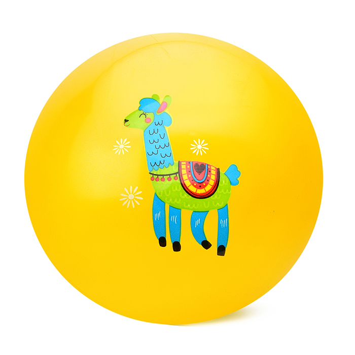 Мяч надувной PVC 00-3990 "Веселые животные" 22,5 см., 60 гр. (цвет микс)