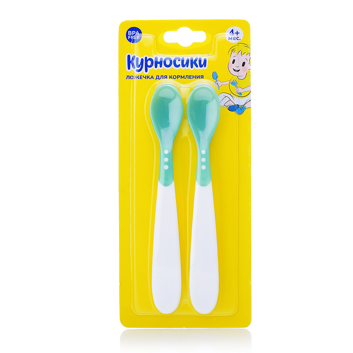 Ложечка для кормления, термочувствительная, 2шт. Ложечка для кормления, термочувствительная, 2шт.