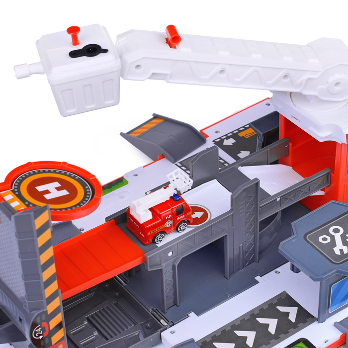 Фото к товару Игровой набор HS8008B "Пожарная техника" в коробке Игровой набор HS8008B "Пожарная техника" в коробке