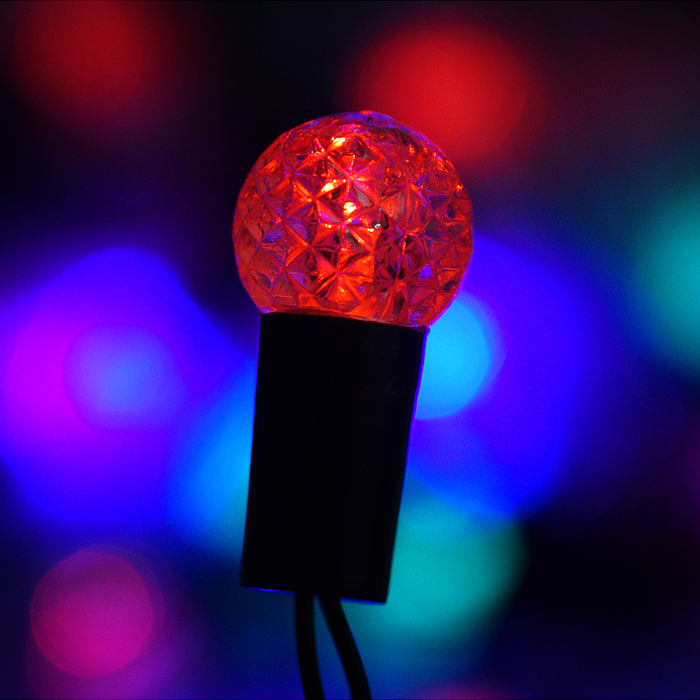 Фото к товару Электрогирлянда Шарик, 36 ламп, цветная Электрогирлянда Шарик, 36 ламп, цветная