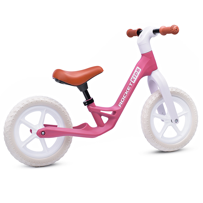 Фото к товару Беговел 12" Rocket, колеса EVА, рама нейлон, цвет розовый Беговел 12" Rocket, колеса EVА, рама нейлон, цвет розовый