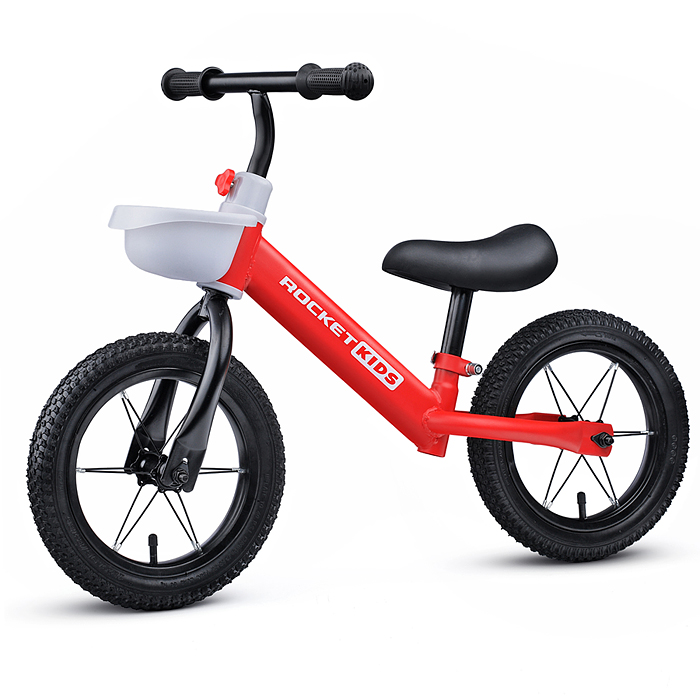 Беговел 12" Rocket, колеса надувные, цвет красный Беговел 12" Rocket, колеса надувные, цвет красный