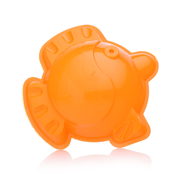 Фото к товару Набор песочный, 2 формочки и совочек, 19 см., в сетке Набор песочный, 2 формочки и совочек, 19 см., в сетке