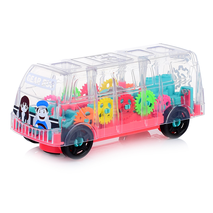 Фото к товару Автобус 035-A32 на батарейках, в пакете Автобус 035-A32 на батарейках, в пакете