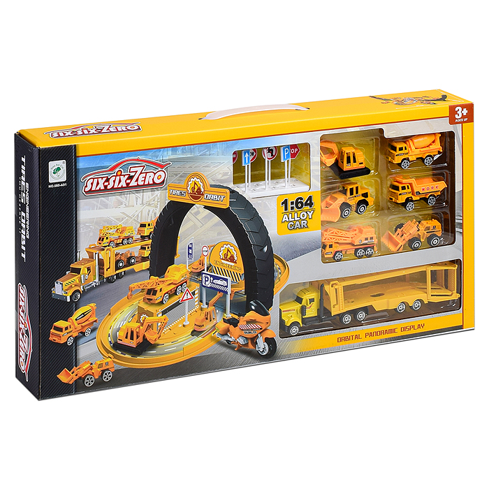 Парковка 660-A91 "Строительная техника" в коробке