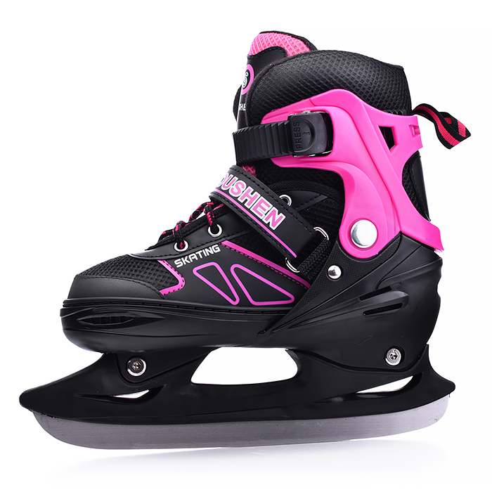 Фото к товару Коньки детские 00-1372, размер M, розовый Коньки детские 00-1372, размер M, розовый