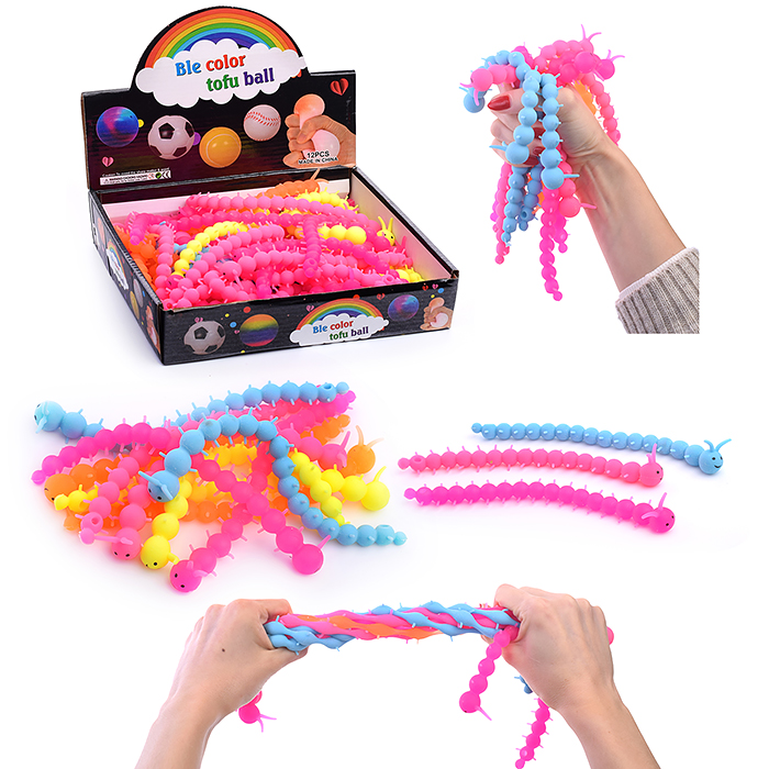 Игрушка-антистресс 00-1523 "Многоножка яркая" Игрушка-антистресс 00-1523 "Многоножка яркая"