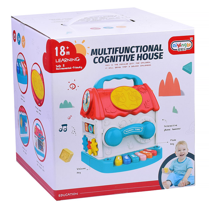 Фото к товару Развивающая игрушка 668-139 "Домик" в коробке Развивающая игрушка 668-139 "Домик" в коробке