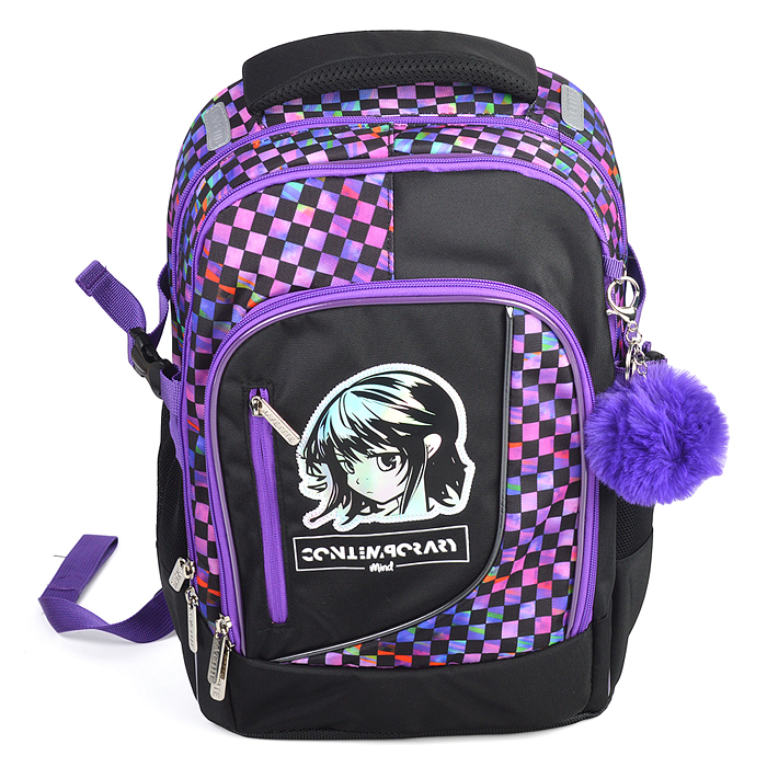 Рюкзак "Ergo. Contemporary Mind" школьный 39x28x20 см (18 л) 850 г, текстильный, 2 отделени