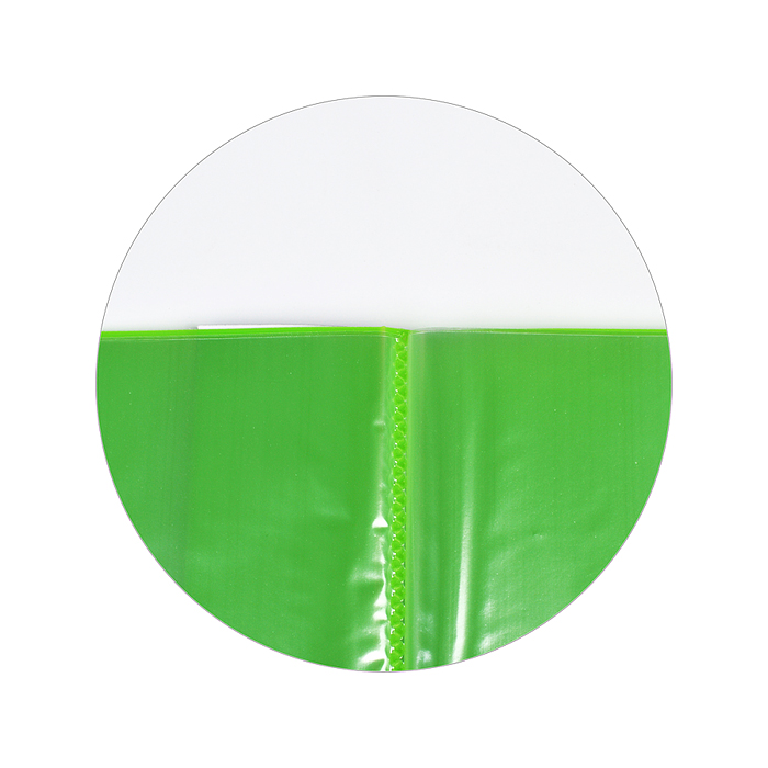 Папка с 10 вкладышами "Juicy" A4, 450 мкм, вкладыши 30 мкм, фактура "песок" внешний карман