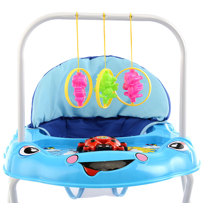 Фото к товару Ходунки 901-M-2 "Божья коровка" (голубой) в пакете Ходунки 901-M-2 "Божья коровка" (голубой) в пакете