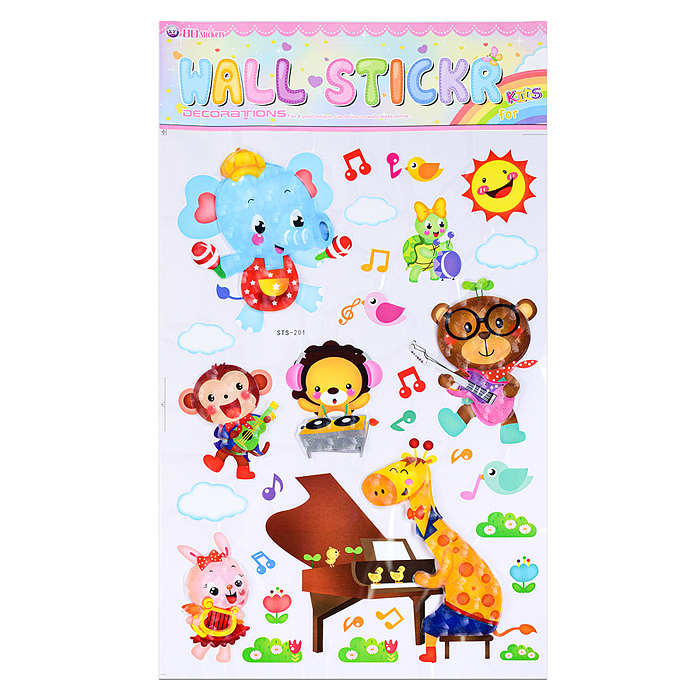 Фото к товару Наклейки интерьерные "Звери" самоклеющиеся фигурные , объёмные , размер наклейки 35*60 см. Наклейки интерьерные "Звери" самоклеющиеся фигурные , объёмные , размер наклейки 35*60 см.