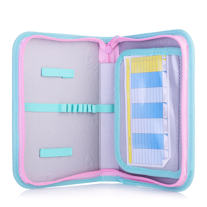 Пенал односекционный большой с откидной планкой печать на ткани "Cats Love 2023"