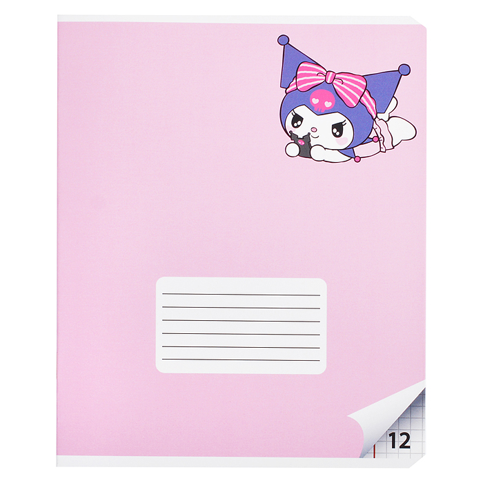 Фото к товару Тетрадь 12 л., клетка "Куроми" А5 на скрепке Тетрадь 12 л., клетка "Куроми" А5 на скрепке