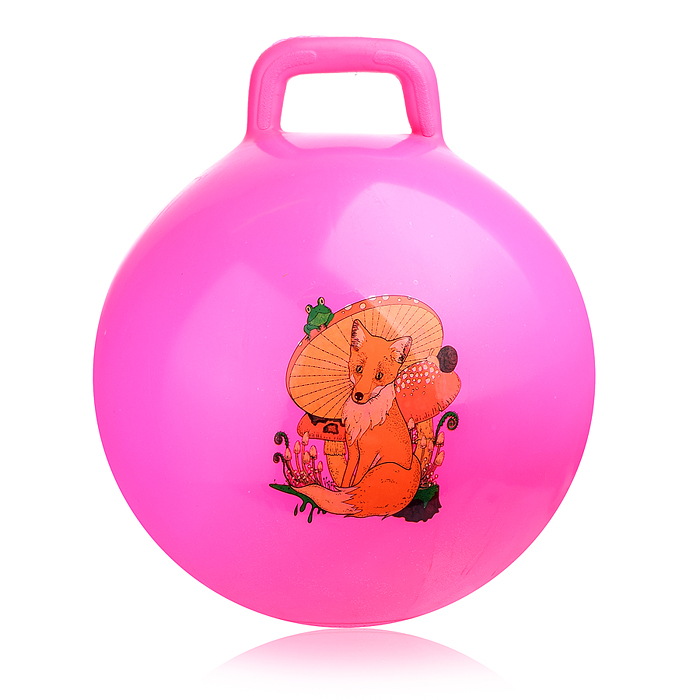 Фото к товару Мяч с ручкой 45см 00-0651 "Зверята" ( цвет в ассортименте) Мяч с ручкой 45см 00-0651 "Зверята" ( цвет в ассортименте)